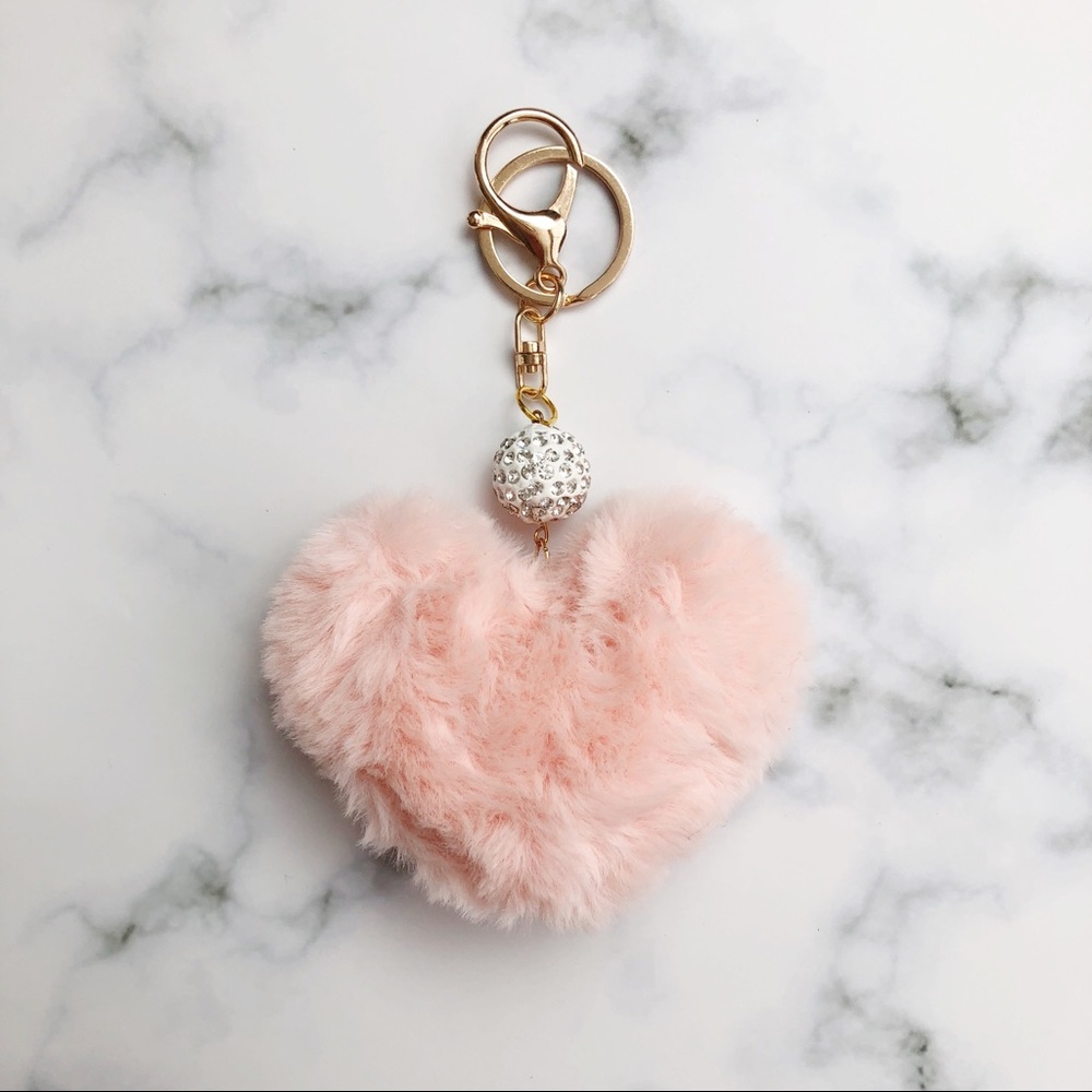 Heart & Sparkle Keychain